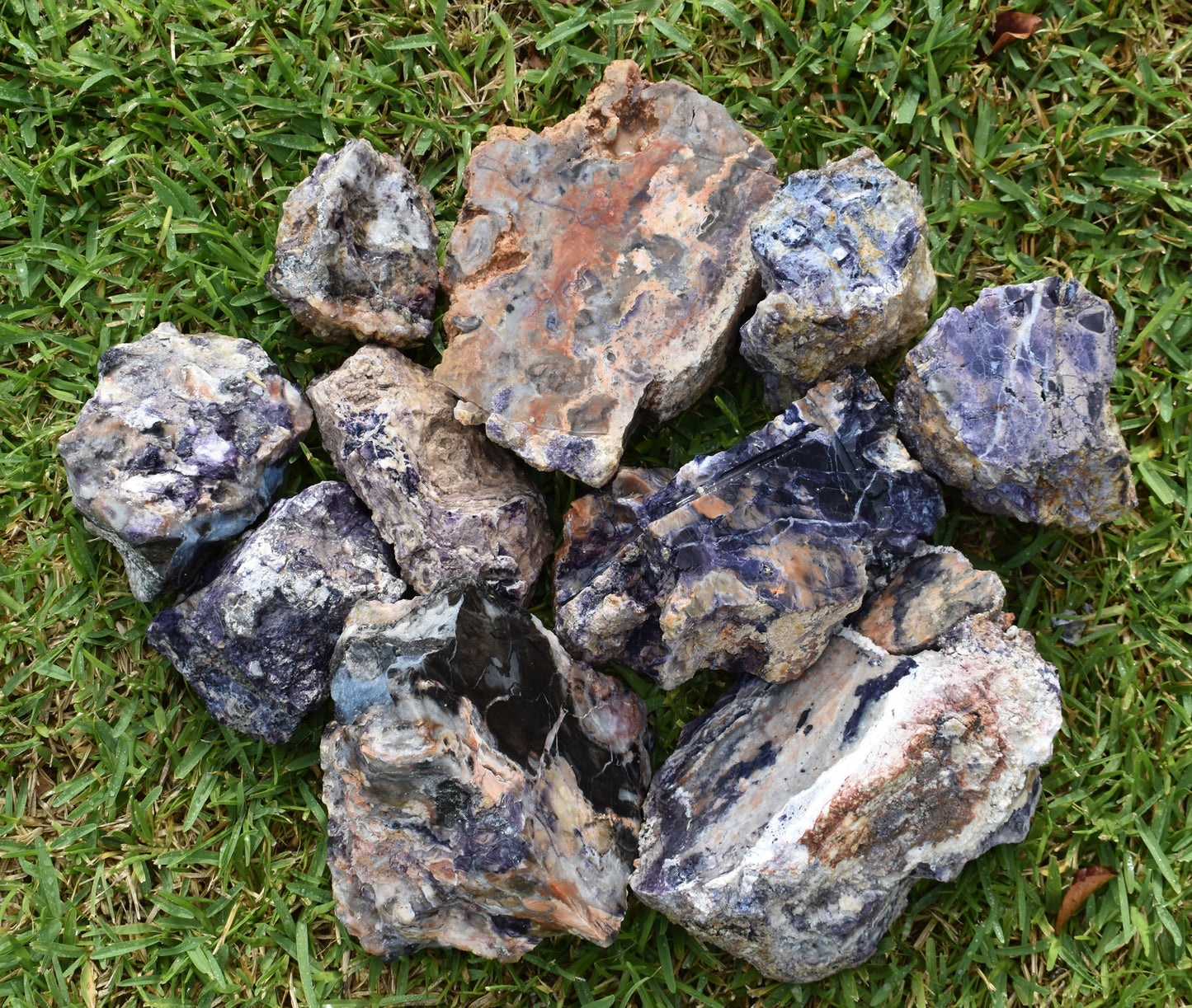 34.82 LB OPALIZED TIFFANY STONE ROUGH, Bertrandite, FLUORITE (4)