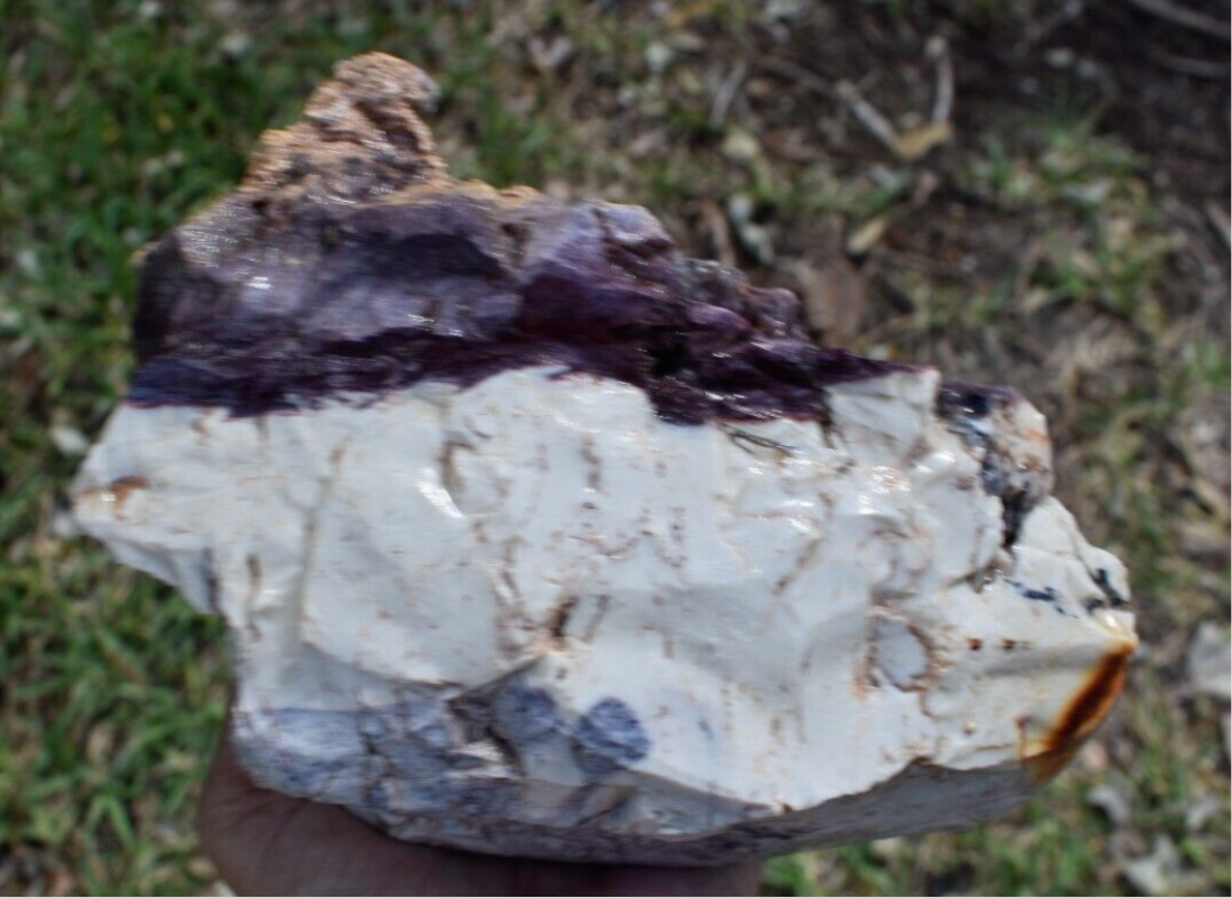2.54 LB AAA 100% OPALIZED TIFFANY STONE ROUGH, Bertrandite, FLUORITE (NKL)