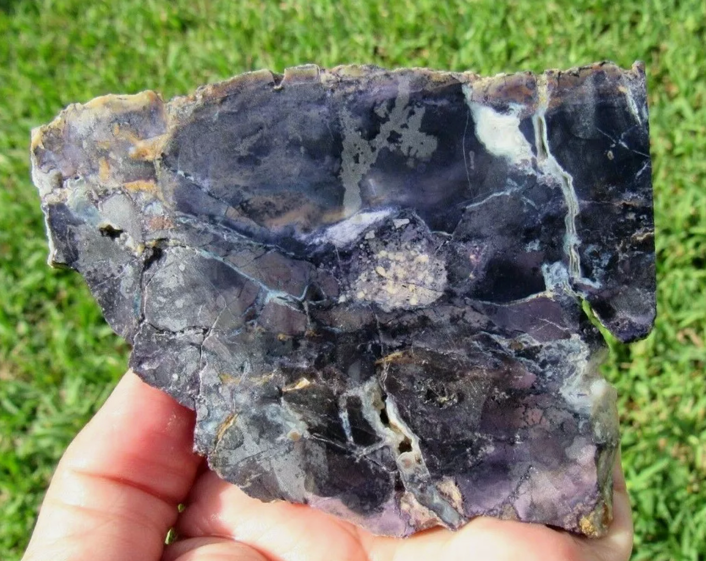 104 GM AAA PLUS TIFFANY STONE Slab, BERTRANDITE, OPALIZED FLUORITE Utah (R-LK)