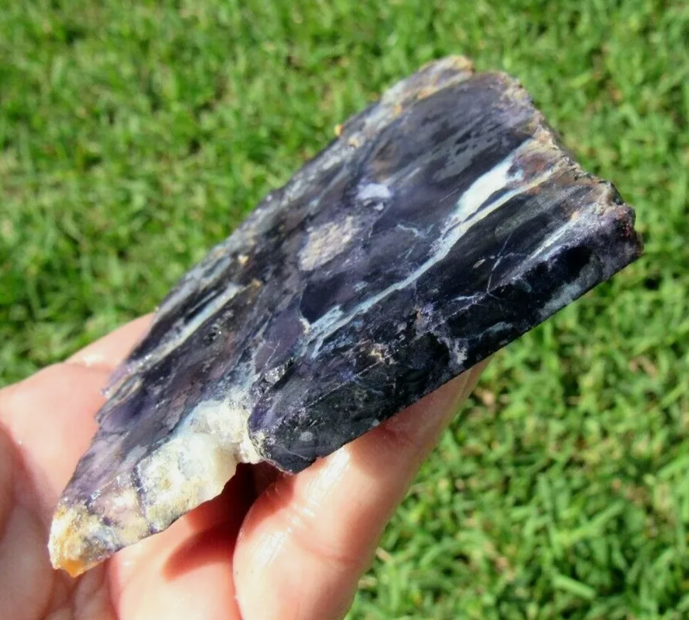 104 GM AAA PLUS TIFFANY STONE Slab, BERTRANDITE, OPALIZED FLUORITE Utah (R-LK)