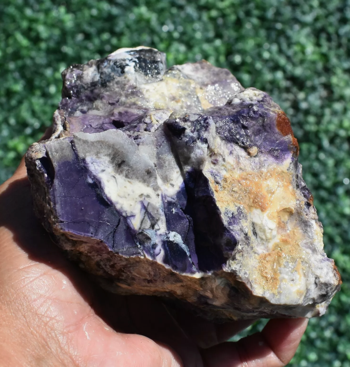 2.38 LB AAA PLUS TIFFANY STONE ROUGH, BERTRANDITE, OPALIZED FLUORITE Utah (R-BGV)