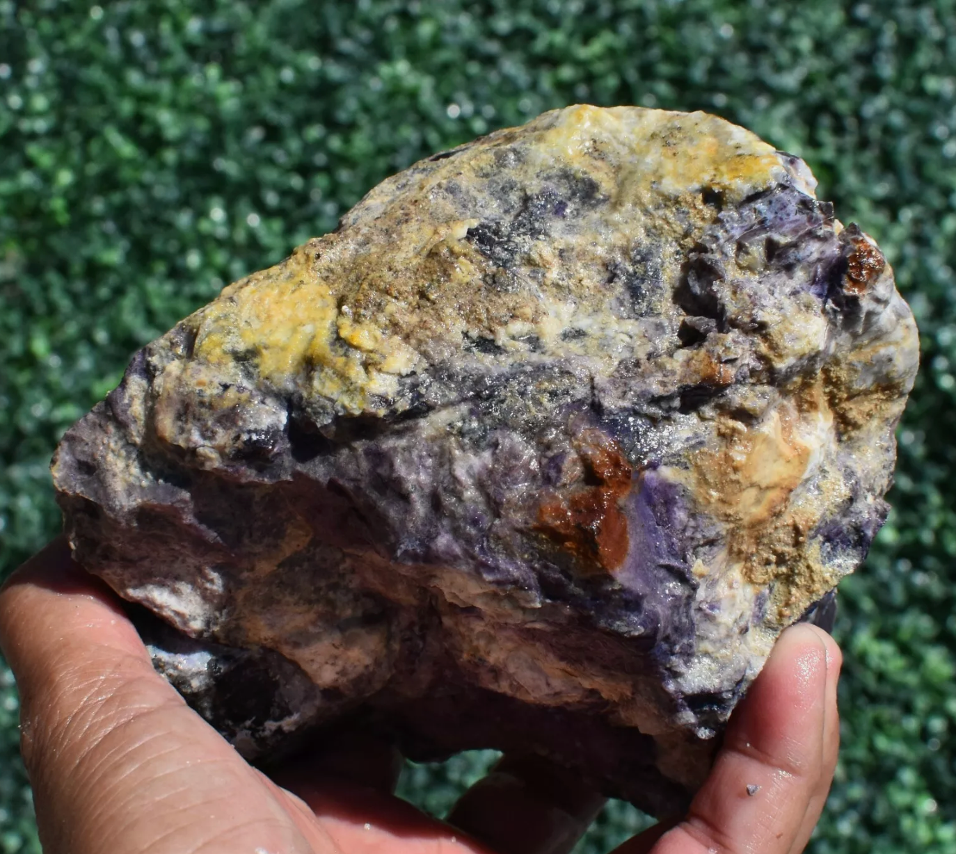 2.38 LB AAA PLUS TIFFANY STONE ROUGH, BERTRANDITE, OPALIZED FLUORITE Utah (R-BGV)