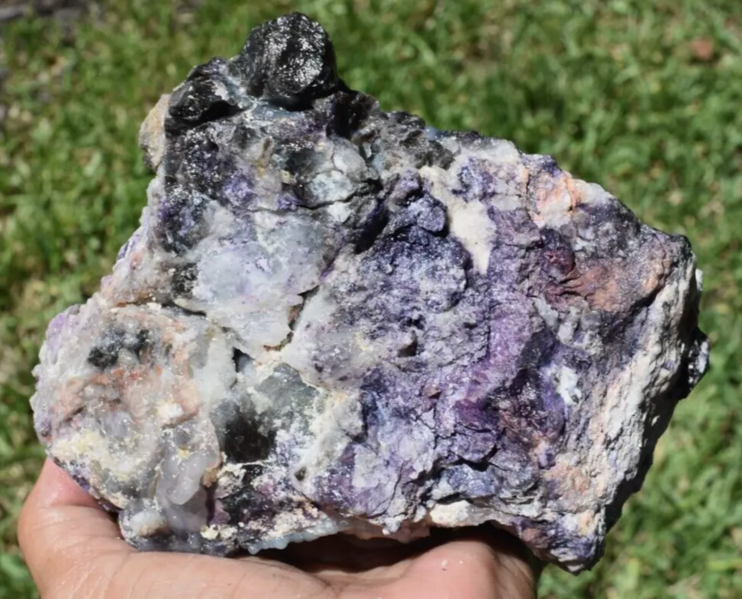 2.64 LB OPALIZED TIFFANY STONE ROUGH, Bertrandite, FLUORITE (R-BBV)