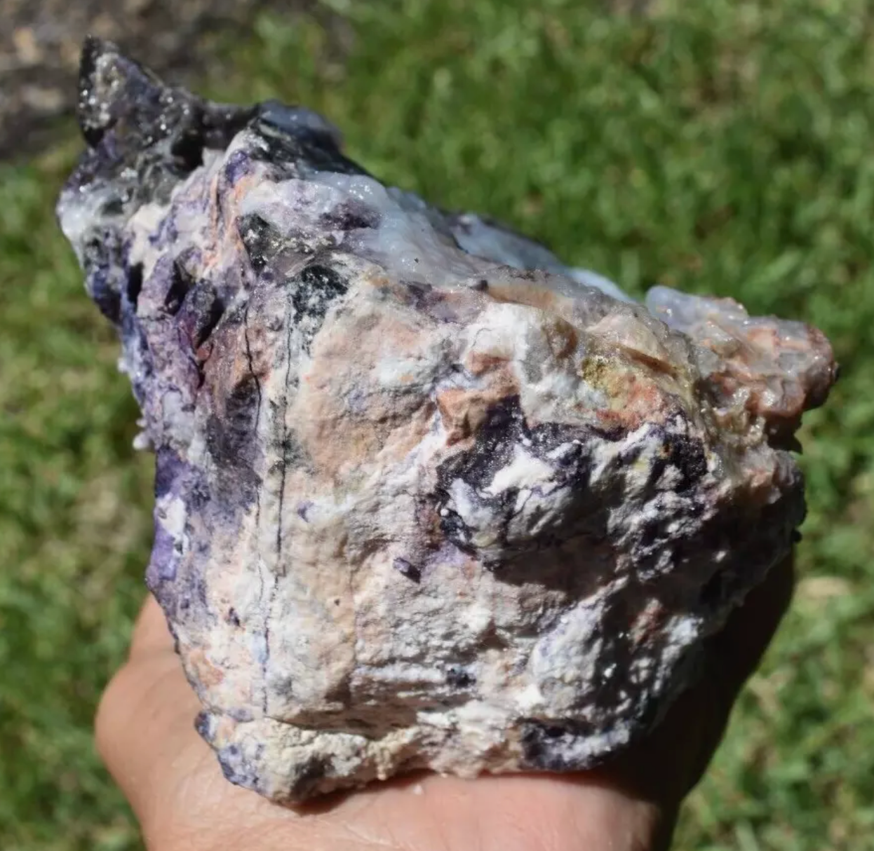 2.64 LB OPALIZED TIFFANY STONE ROUGH, Bertrandite, FLUORITE (R-BBV)