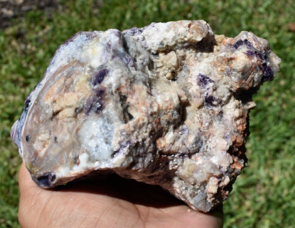 1.66 LB OPALIZED TIFFANY STONE ROUGH, Bertrandite, FLUORITE (R-PHI)