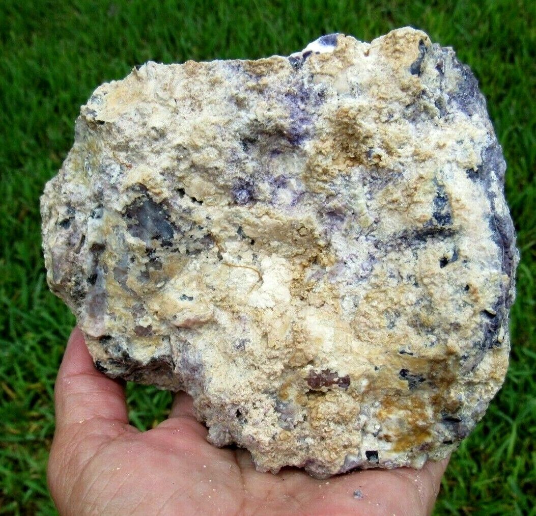 2.96 LB TIFFANY STONE ROUGH, BERTRANDITE, OPALIZED FLUORITE Utah (R-BE)