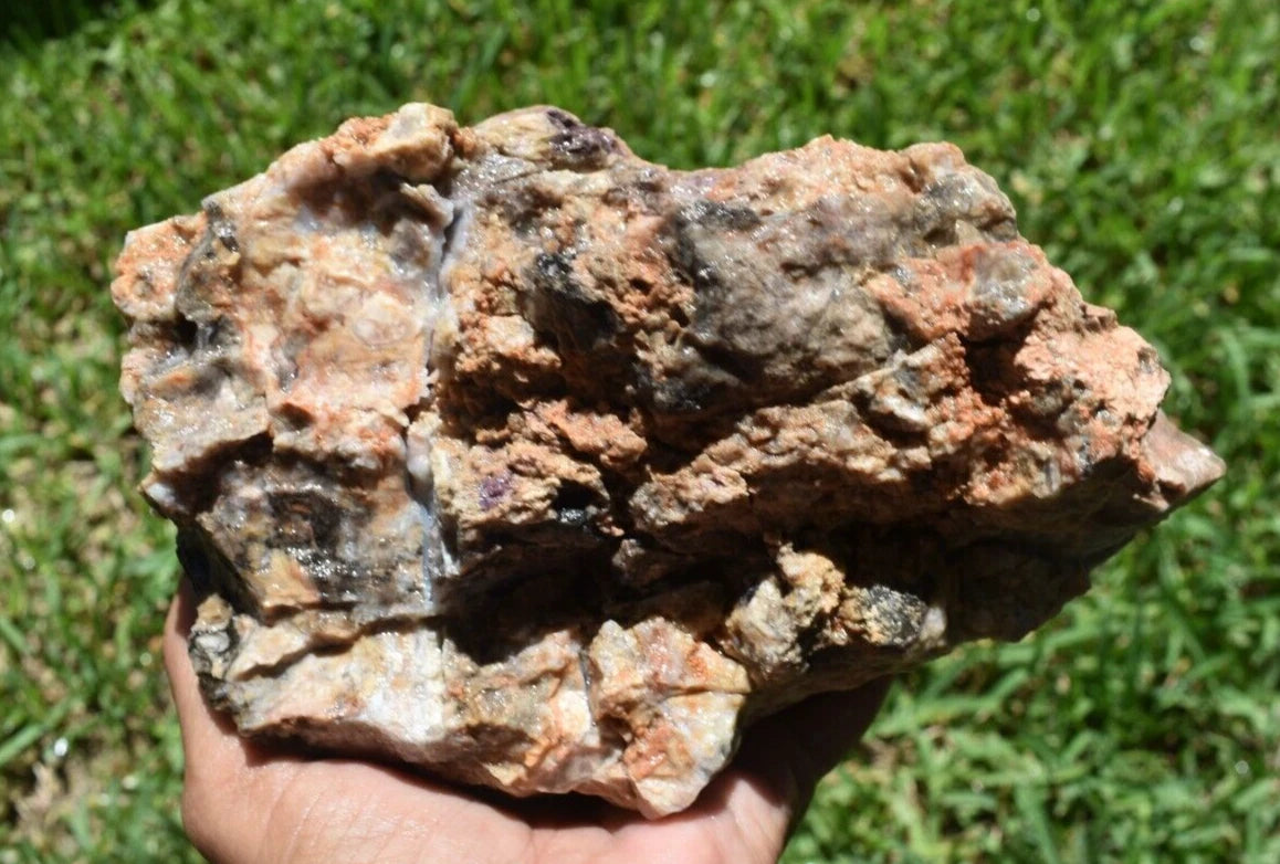 2.82 LB PURPLE TIFFANY STONE ROUGH, OPALIZED FLUORITE Utah (R-CDD)