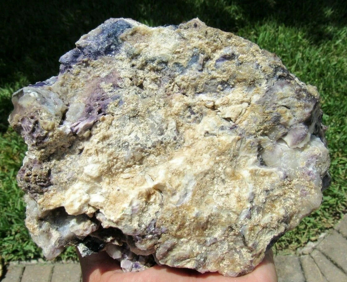 2.38 LB TIFFANY STONE ROUGH, BERTRANDITE, OPALIZED FLUORITE Utah.
