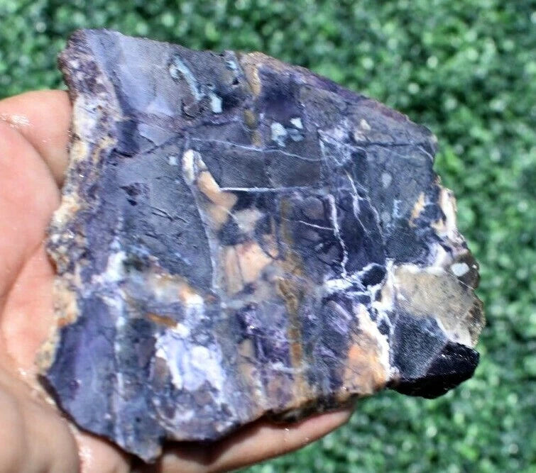 112 GM AAA PLUS TIFFANY STONE Slab, BERTRANDITE, OPALIZED FLUORITE Utah (R-BR1)
