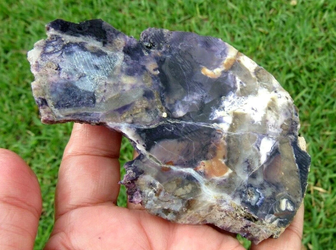 121 GM AAA TIFFANY STONE Slab, BERTRANDITE, OPALIZED FLUORITE Utah (R-TW)