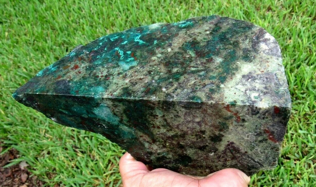 3.19 LB Peruvian Chrysocolla Lapidary stone (S-TE)