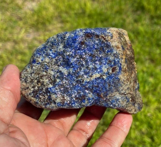0.86 LB Lapis Lazuli/Pyrite Gemstones Minerals Specimens Rough (R-UPK)