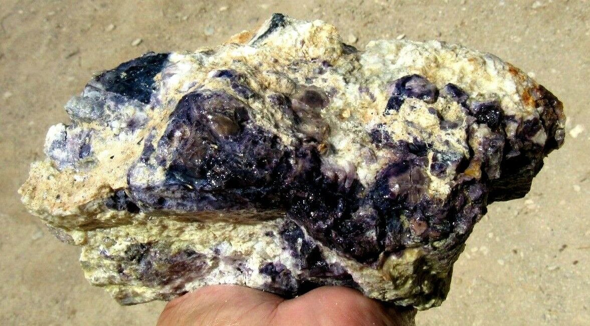 3.26 LB TIFFANY STONE ROUGH, BERTRANDITE, OPALIZED FLUORITE Utah (R-TB)