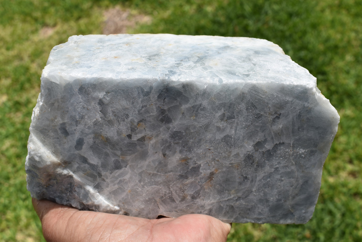 3.52 LB  Blue Calcite Rough specimen (R-FGG)