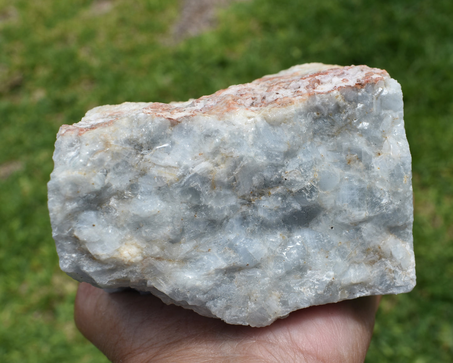 3.52 LB  Blue Calcite Rough specimen (R-FGG)