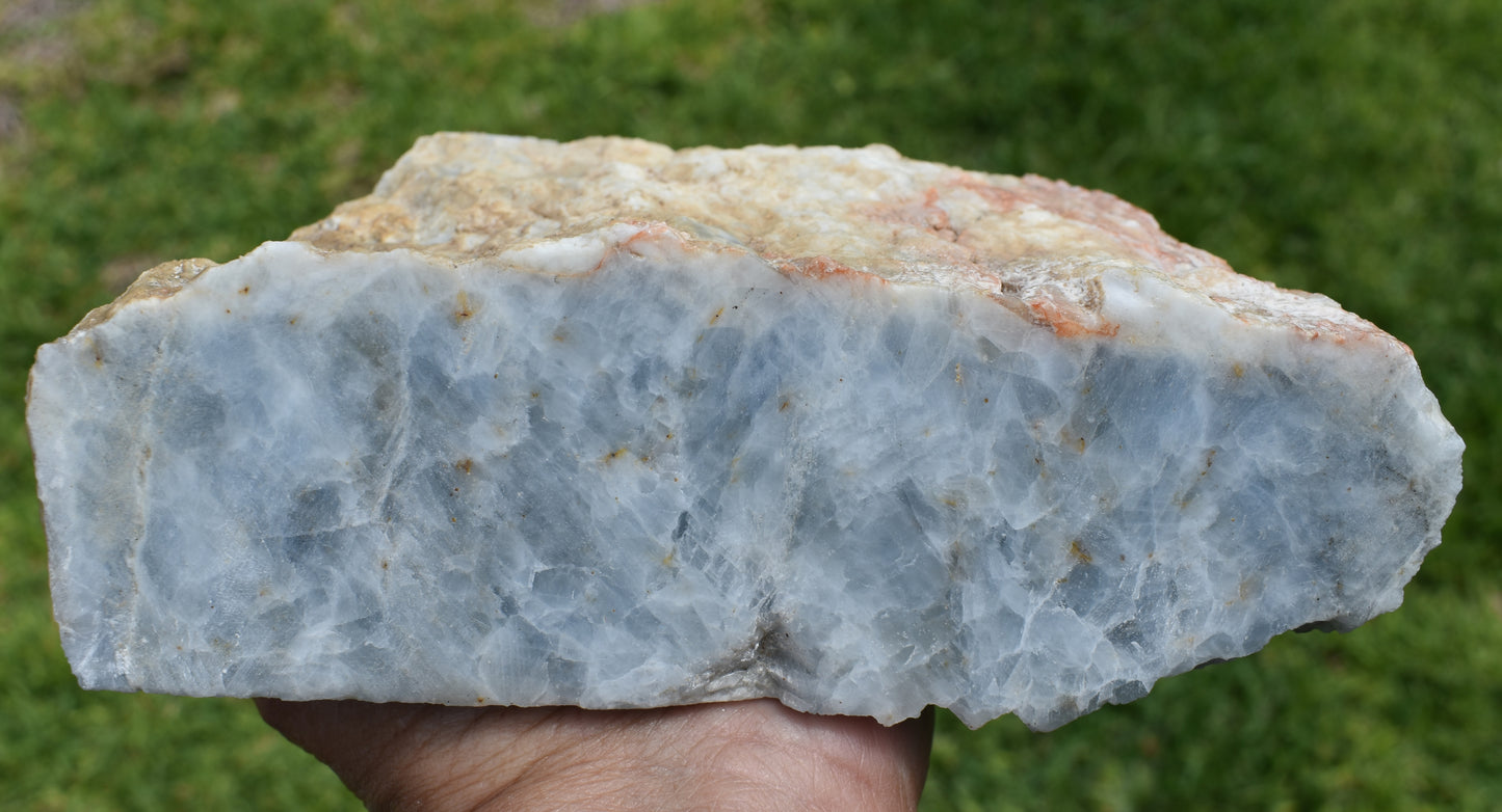 3.52 LB  Blue Calcite Rough specimen (R-FGG)