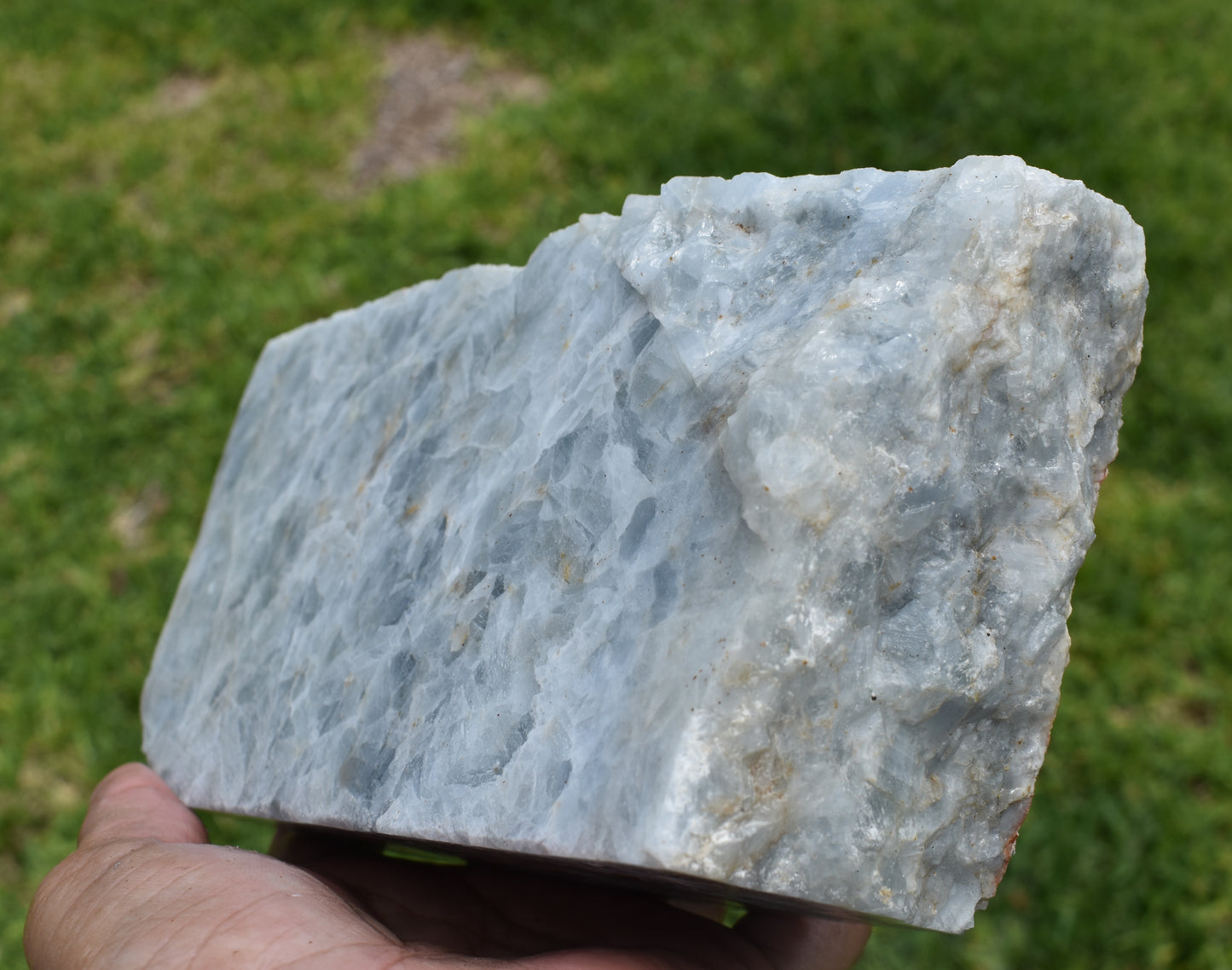 3.52 LB  Blue Calcite Rough specimen (R-FGG)
