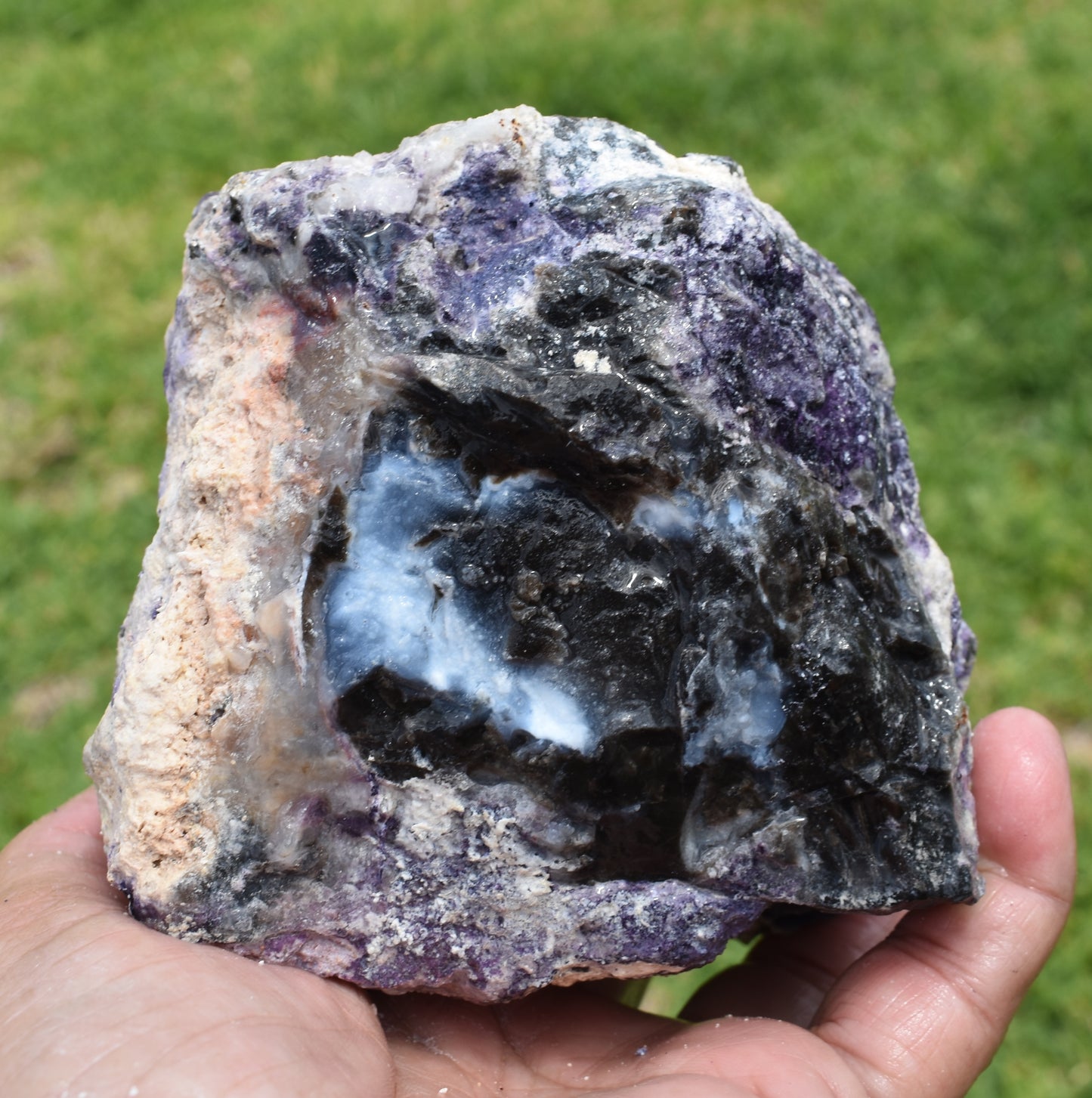 2.38 LB OPALIZED TIFFANY STONE ROUGH, Bertrandite, FLUORITE (R-GGV)