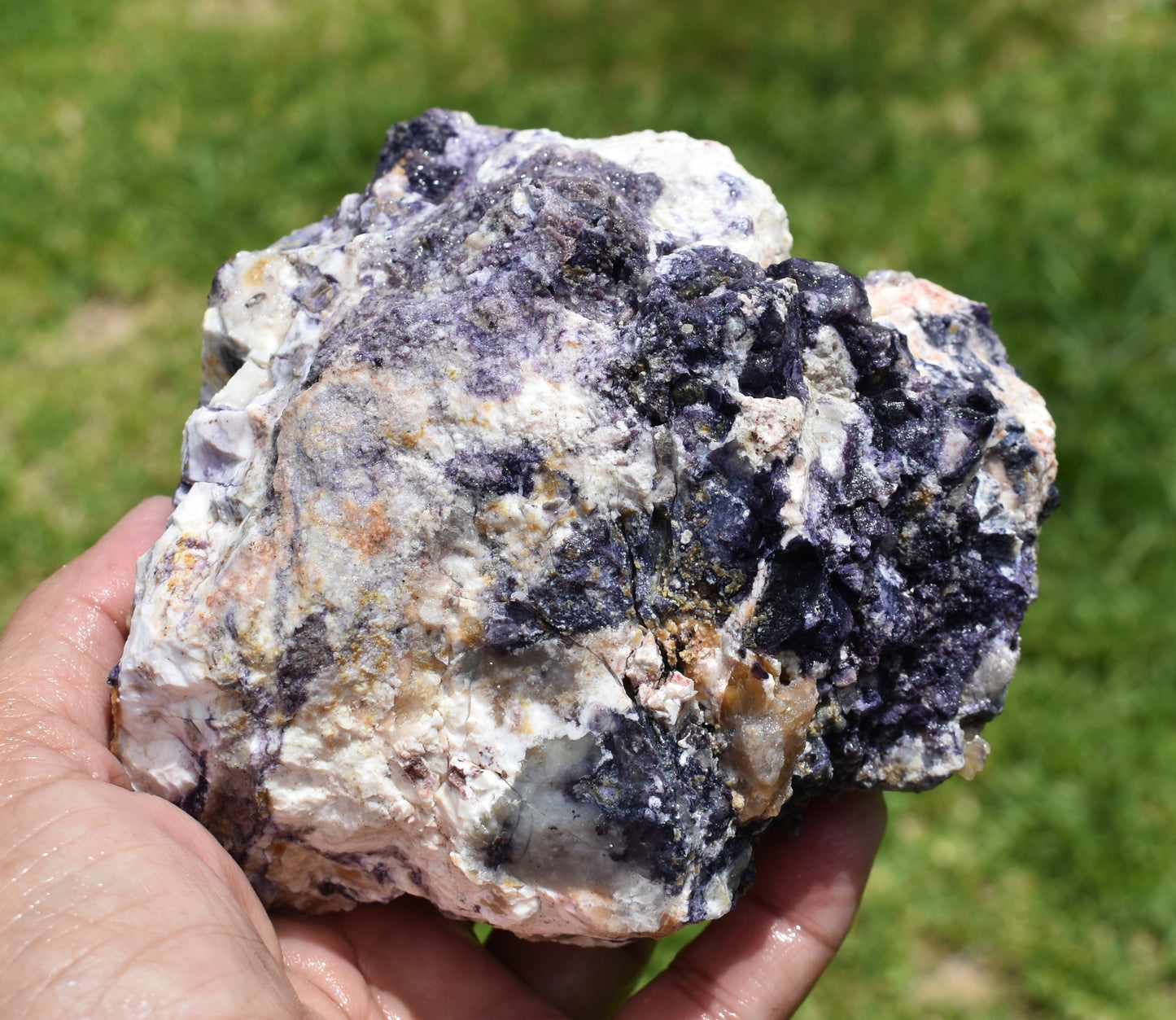 1.42 LB AAA OPALIZED TIFFANY STONE ROUGH, Bertrandite, FLUORITE (R-KLT)