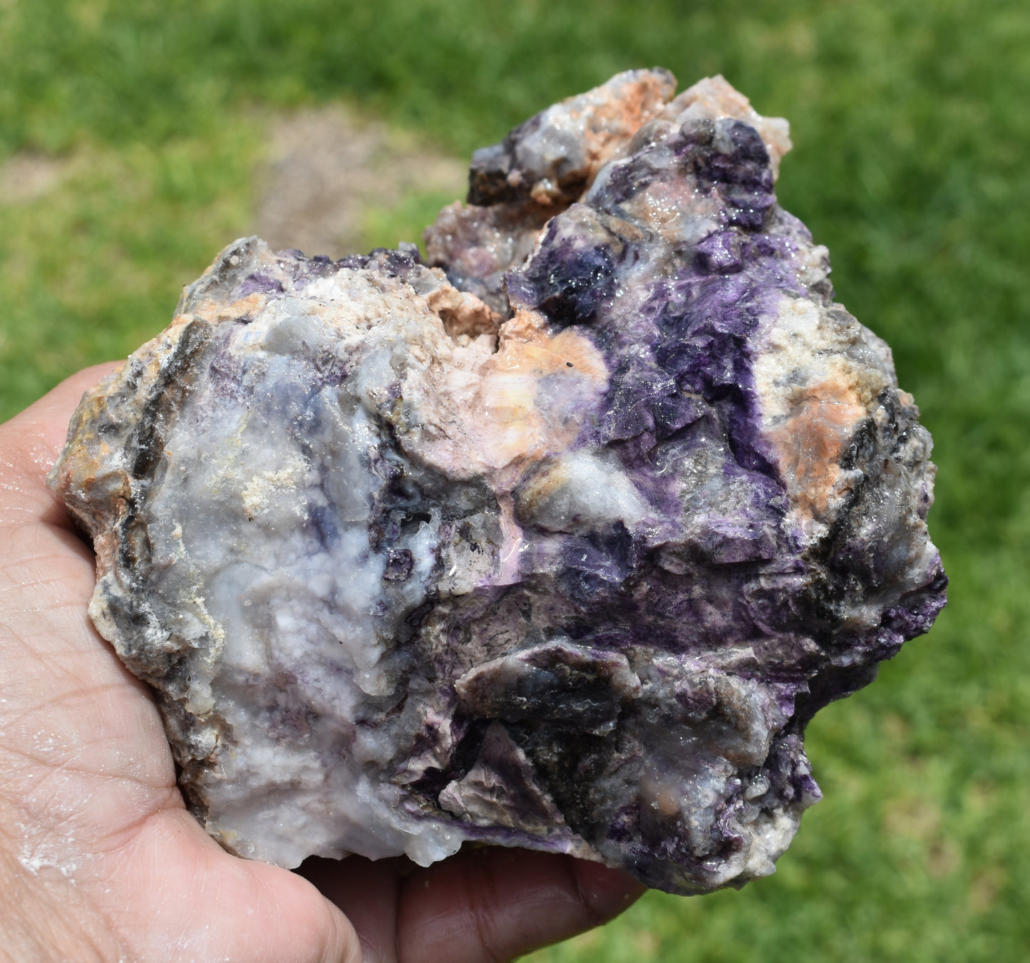 1.98 LB AAA OPALIZED TIFFANY STONE ROUGH, Bertrandite, FLUORITE (R-KXXC)