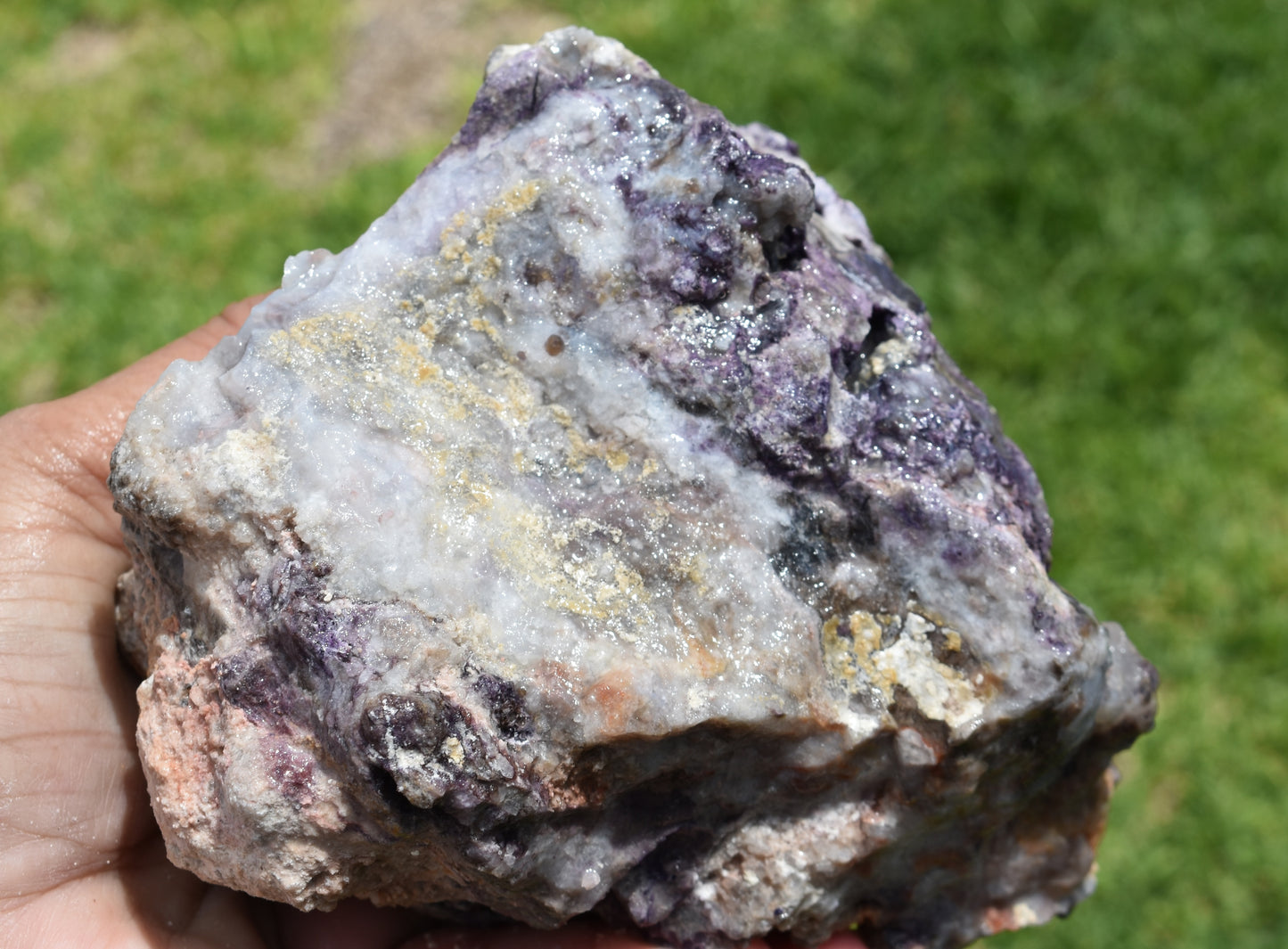 1.98 LB AAA OPALIZED TIFFANY STONE ROUGH, Bertrandite, FLUORITE (R-KXXC)