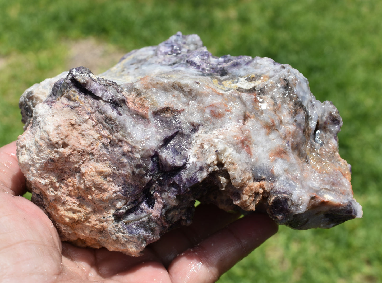 1.98 LB AAA OPALIZED TIFFANY STONE ROUGH, Bertrandite, FLUORITE (R-KXXC)