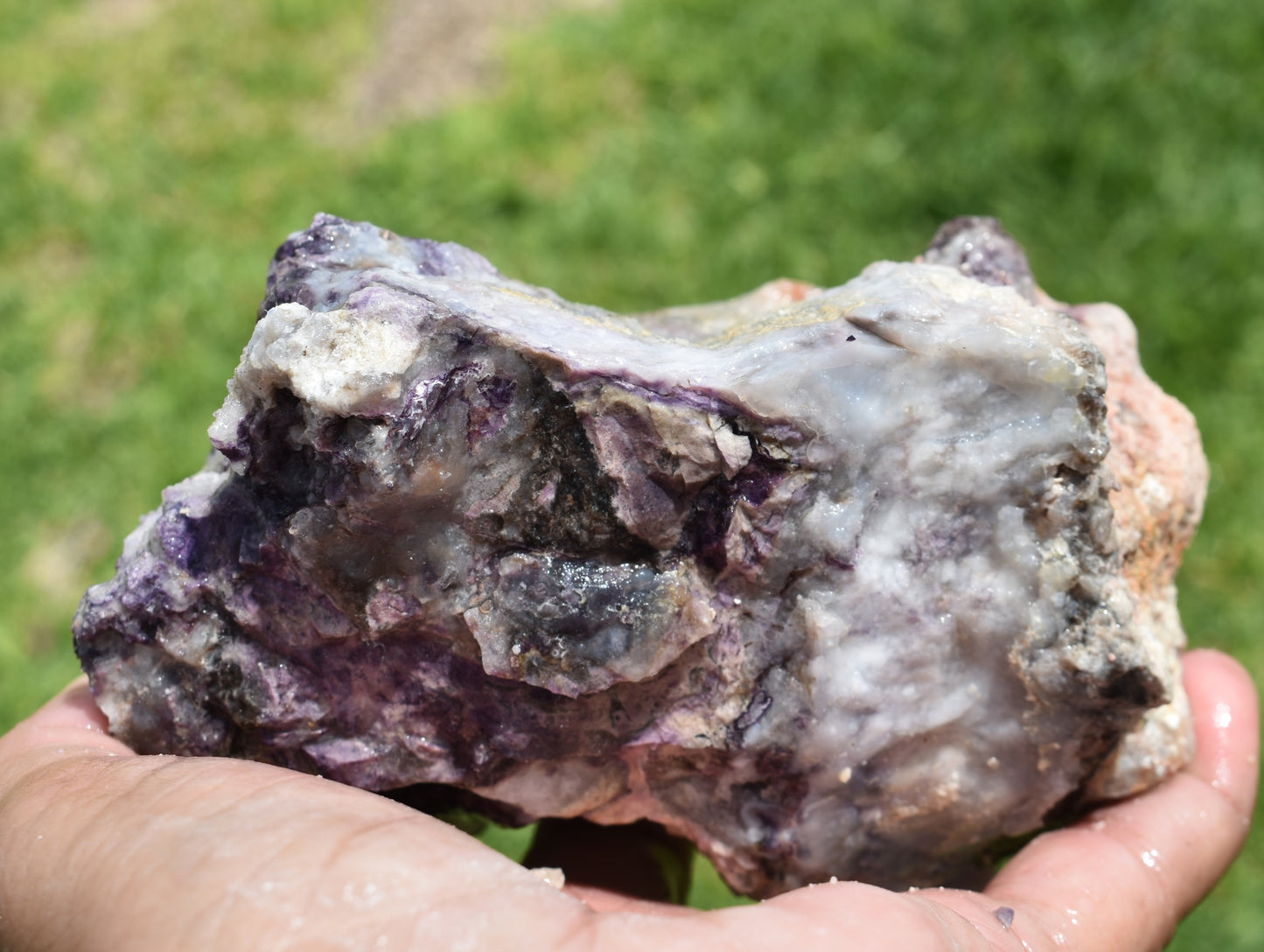 1.98 LB AAA OPALIZED TIFFANY STONE ROUGH, Bertrandite, FLUORITE (R-KXXC)