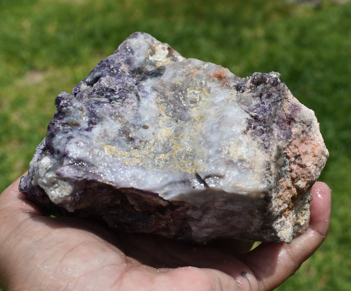 1.98 LB AAA OPALIZED TIFFANY STONE ROUGH, Bertrandite, FLUORITE (R-KXXC)