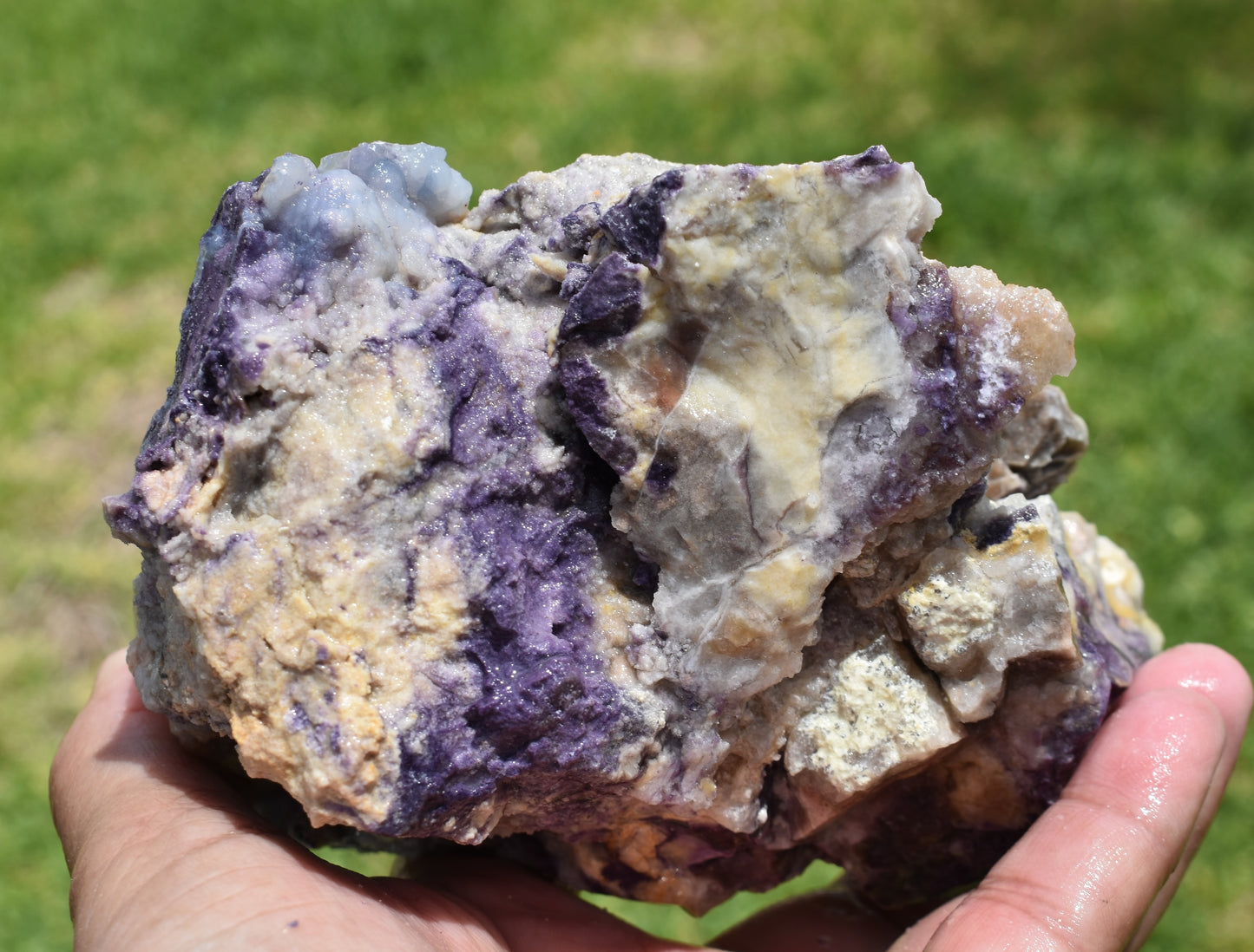 1.86 LB OPALIZED TIFFANY STONE ROUGH, Bertrandite, FLUORITE (R-GTRQ)