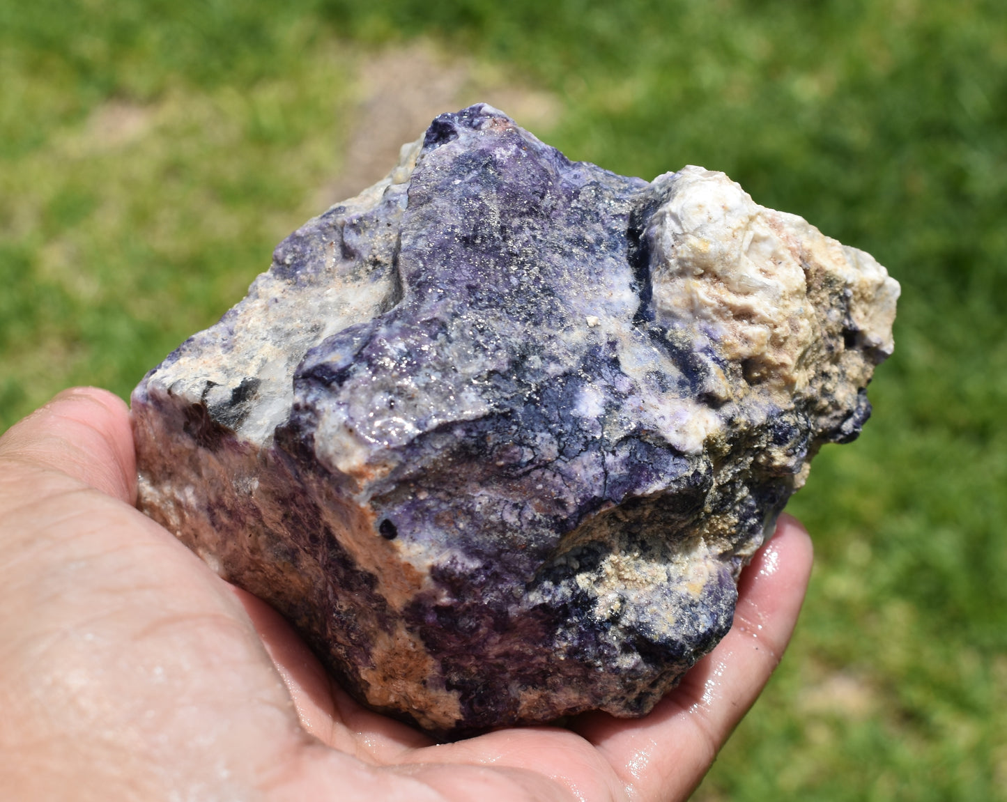 0.82 LB AAA OPALIZED TIFFANY STONE ROUGH, Bertrandite, FLUORITE (R-HBN)