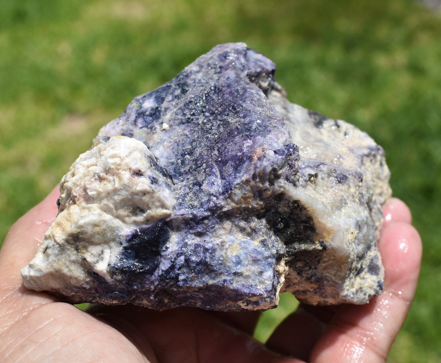 0.82 LB AAA OPALIZED TIFFANY STONE ROUGH, Bertrandite, FLUORITE (R-HBN)