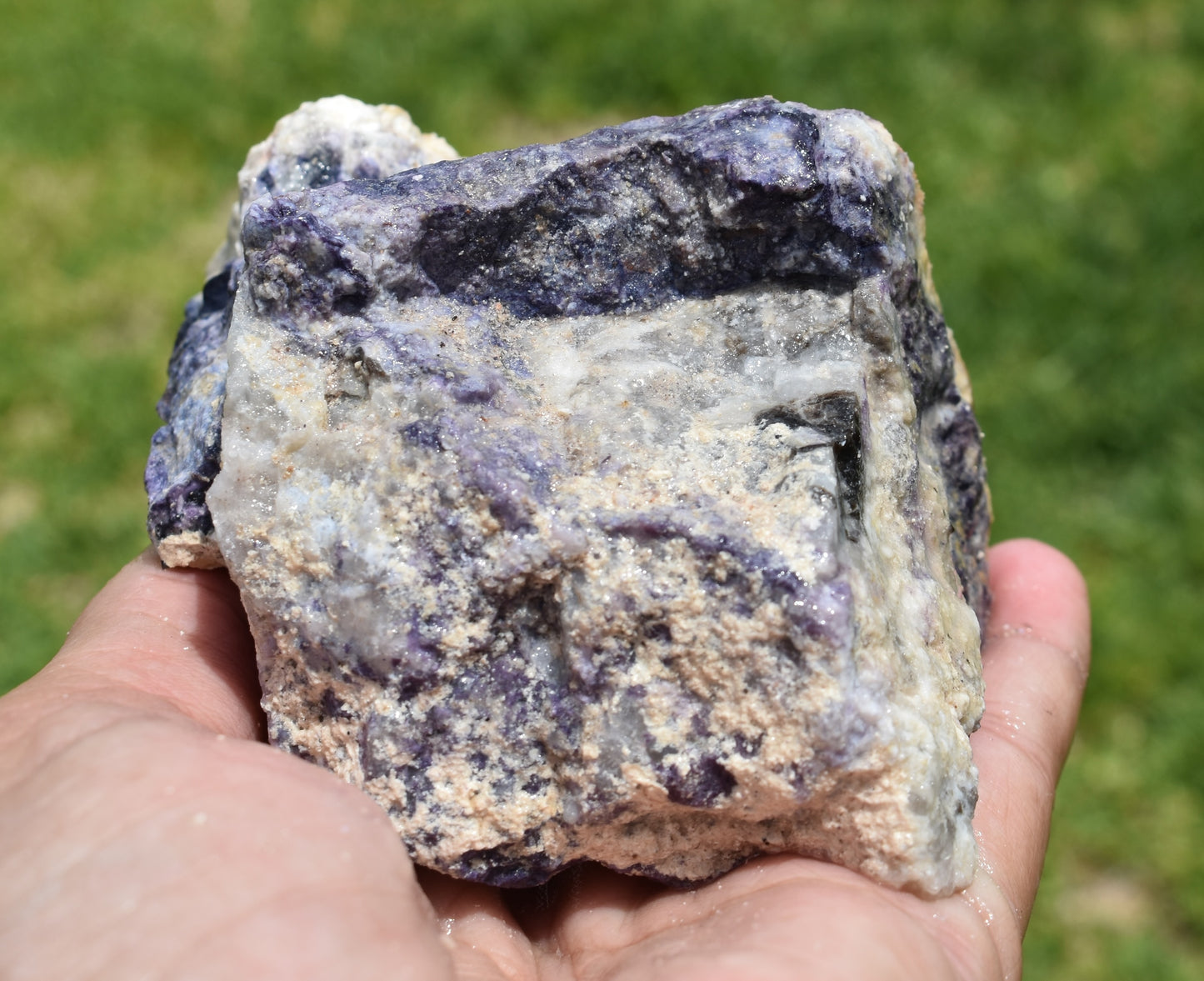 0.82 LB AAA OPALIZED TIFFANY STONE ROUGH, Bertrandite, FLUORITE (R-HBN)