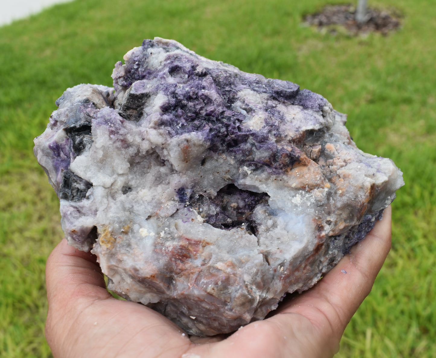 2.92 LB OPALIZED TIFFANY STONE ROUGH, Bertrandite, FLUORITE (R-URQ)