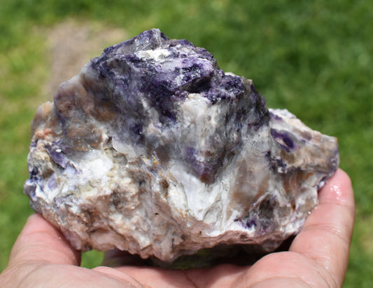 1.18 LB  OPALIZED TIFFANY STONE ROUGH, Bertrandite, FLUORITE (JUY)
