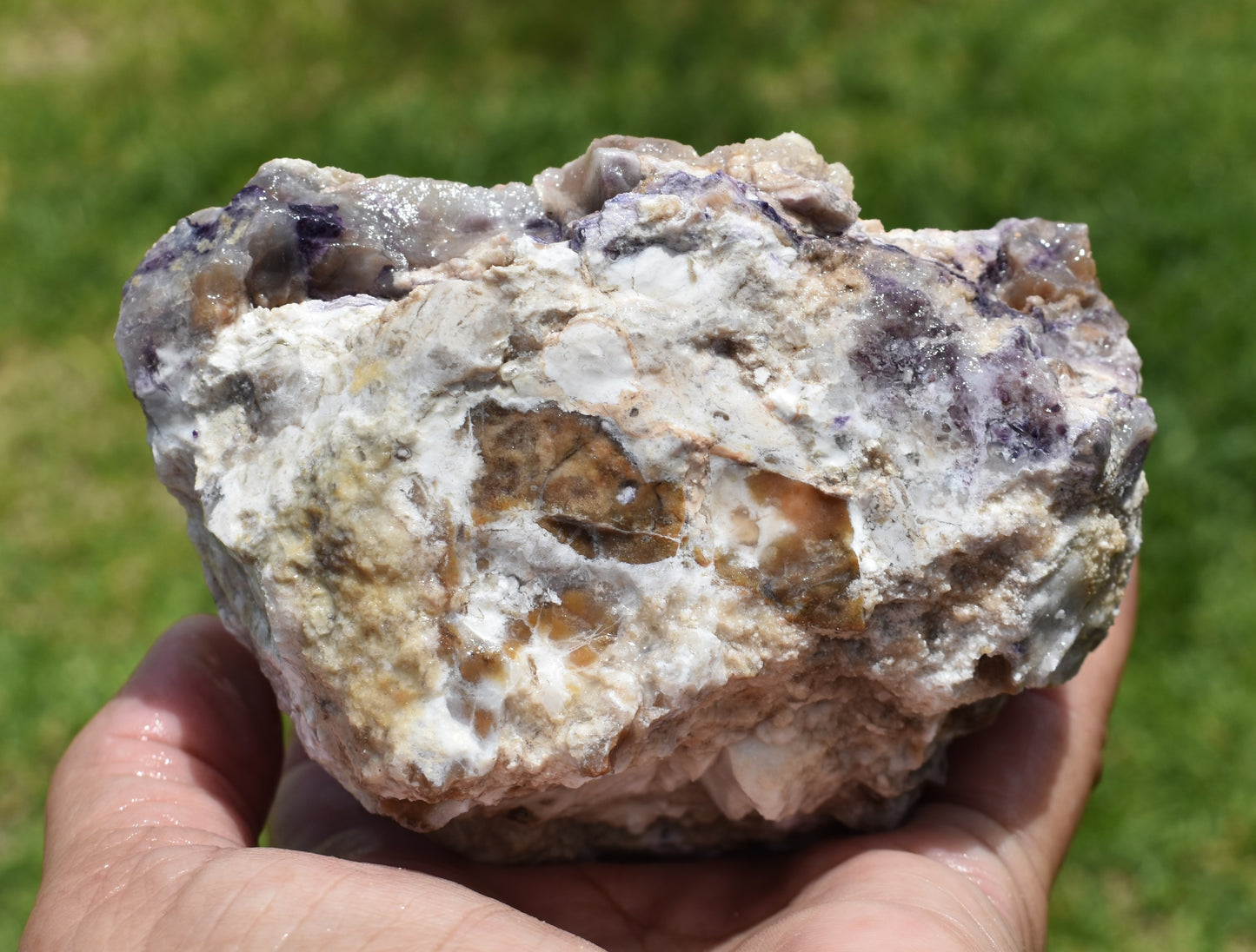 1.18 LB  OPALIZED TIFFANY STONE ROUGH, Bertrandite, FLUORITE (JUY)