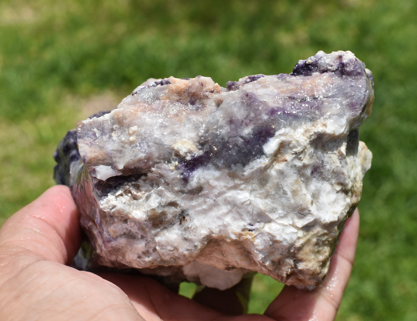 1.18 LB  OPALIZED TIFFANY STONE ROUGH, Bertrandite, FLUORITE (JUY)
