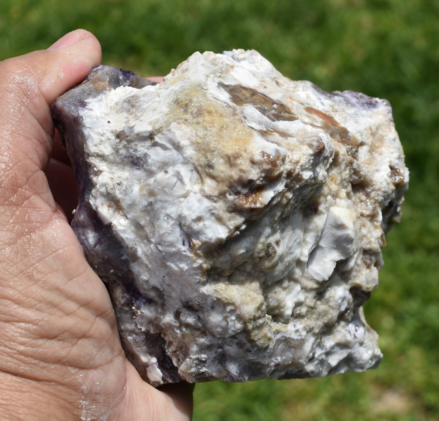 1.18 LB  OPALIZED TIFFANY STONE ROUGH, Bertrandite, FLUORITE (JUY)