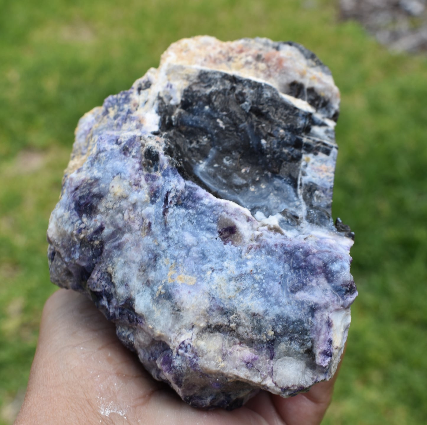 2.20 LB OPALIZED TIFFANY STONE ROUGH, Bertrandite, FLUORITE (PKL3)