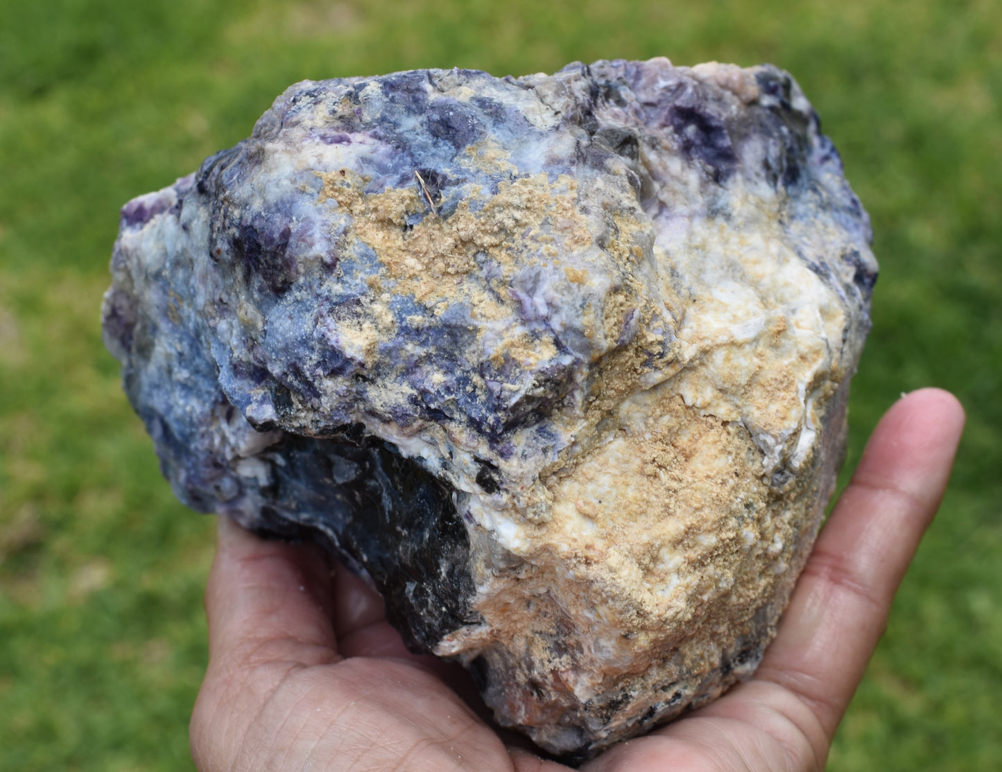 2.20 LB OPALIZED TIFFANY STONE ROUGH, Bertrandite, FLUORITE (PKL3)