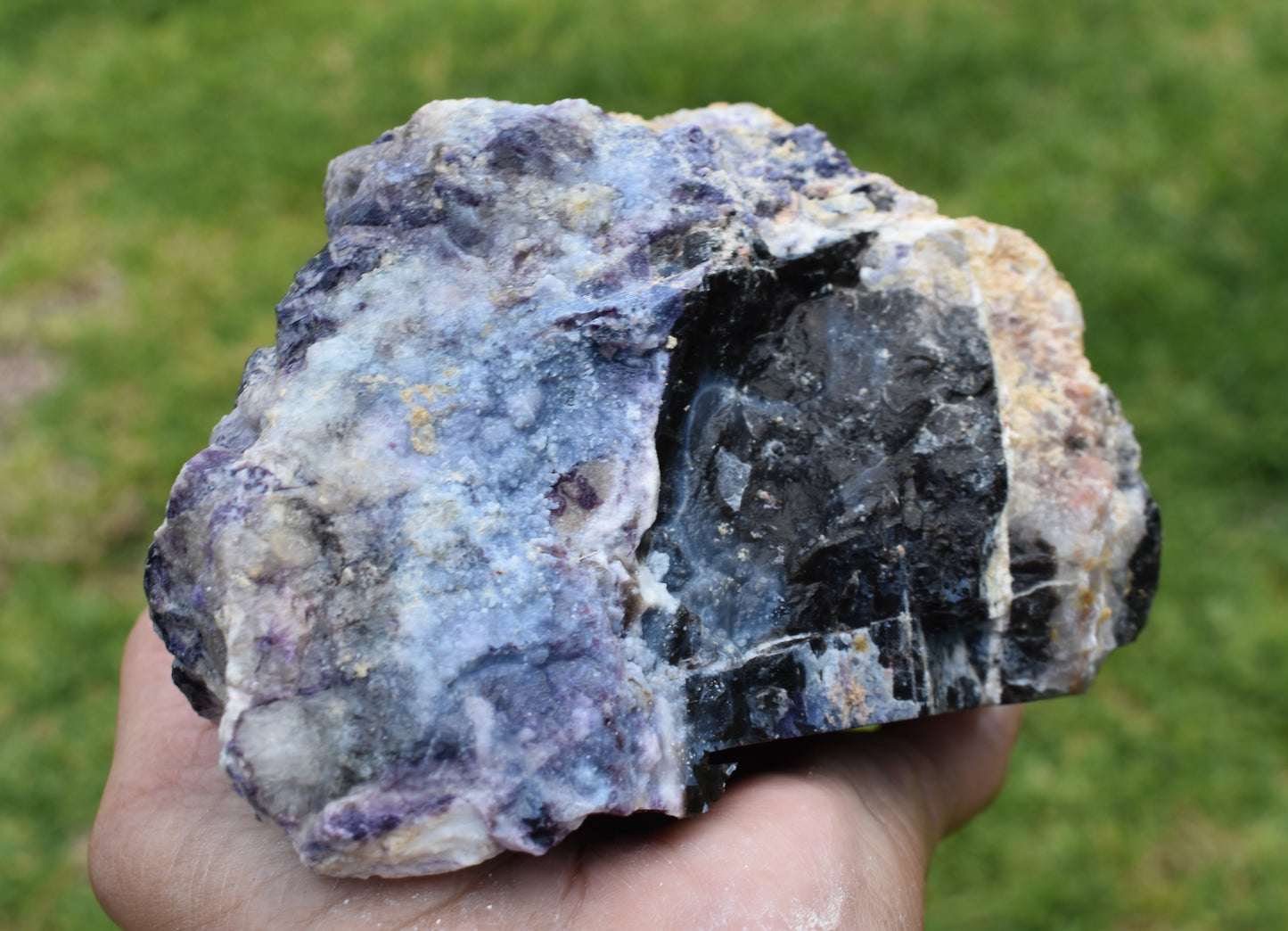 2.20 LB OPALIZED TIFFANY STONE ROUGH, Bertrandite, FLUORITE (PKL3)