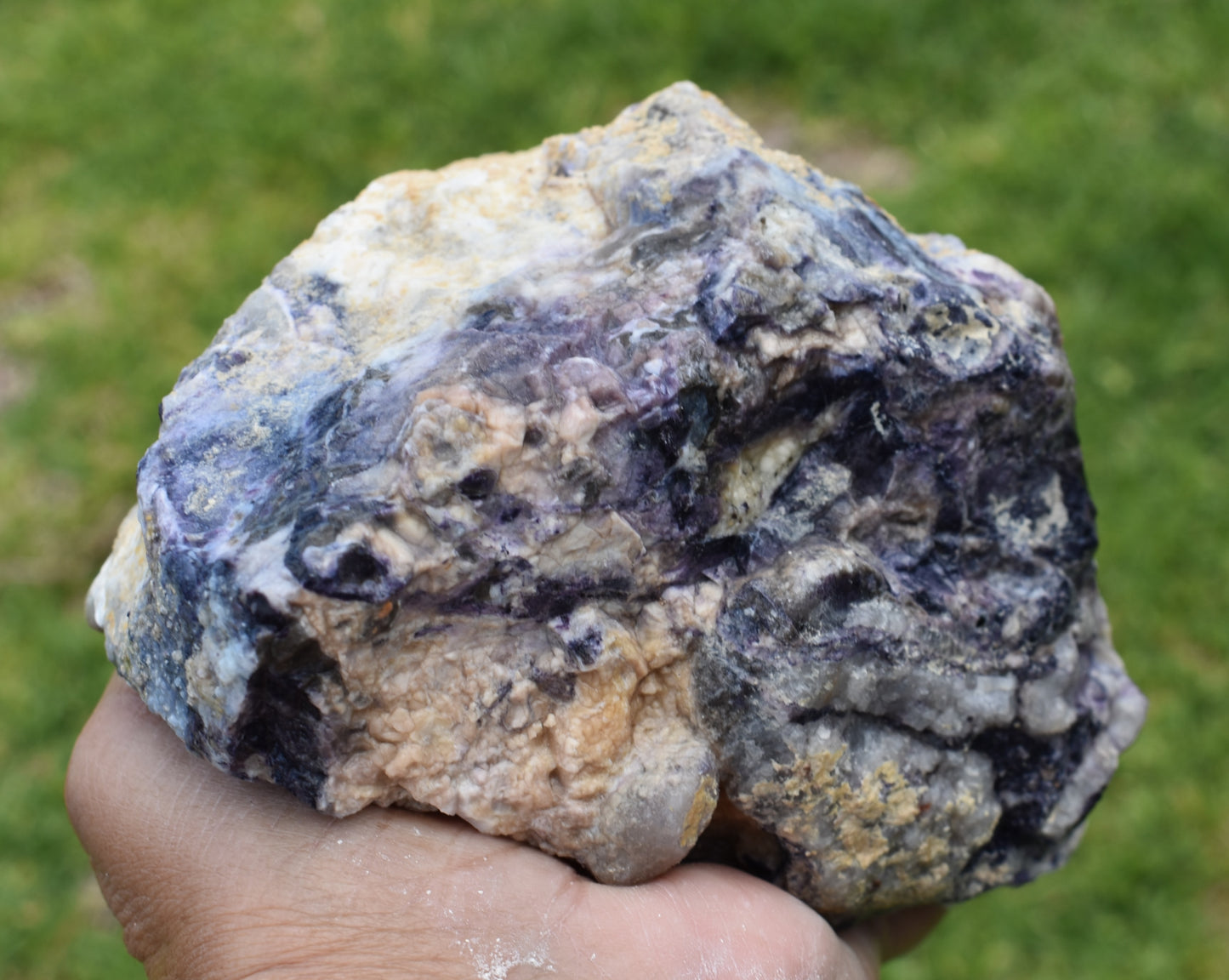 2.20 LB OPALIZED TIFFANY STONE ROUGH, Bertrandite, FLUORITE (PKL3)