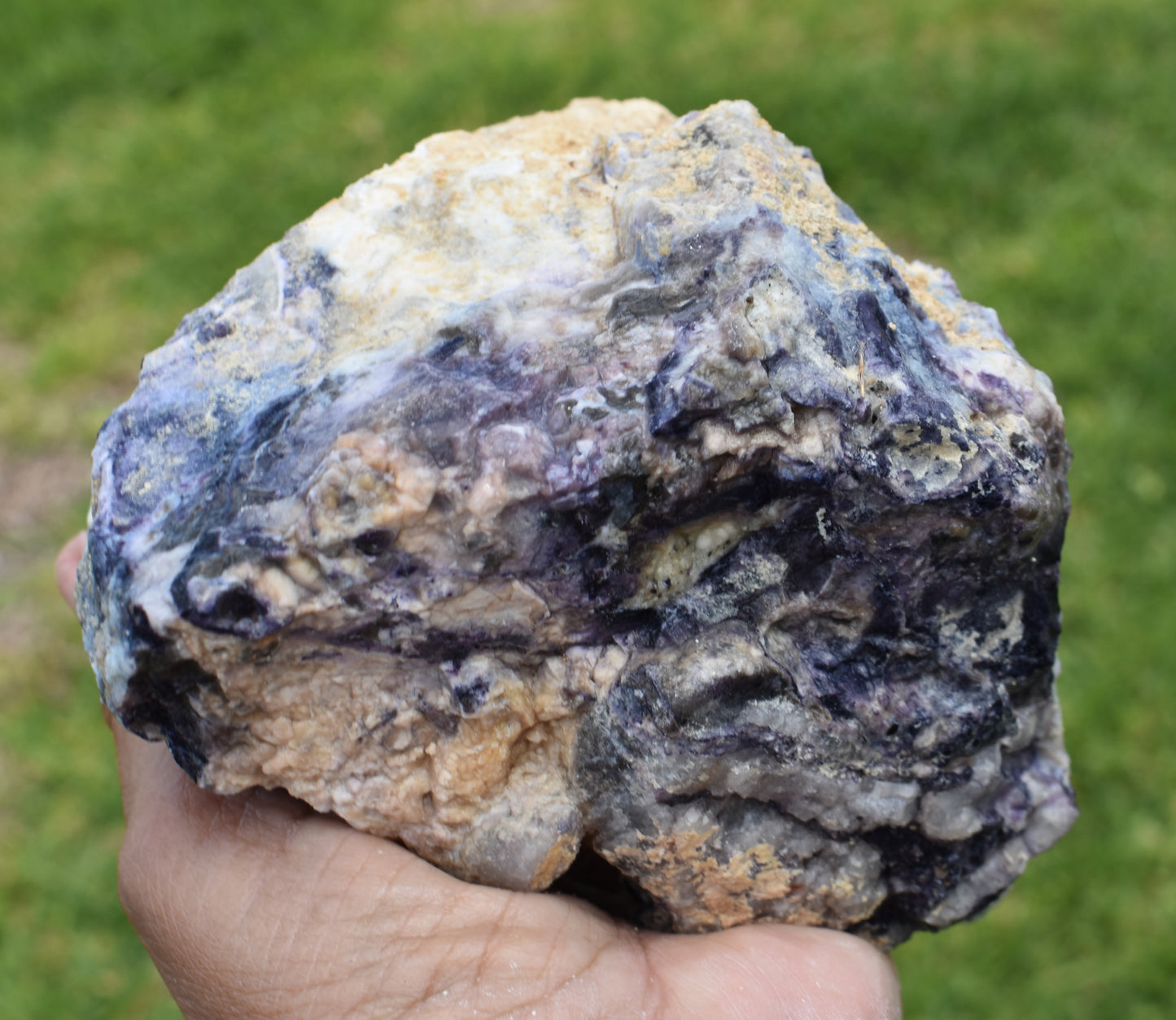 2.20 LB OPALIZED TIFFANY STONE ROUGH, Bertrandite, FLUORITE (PKL3)