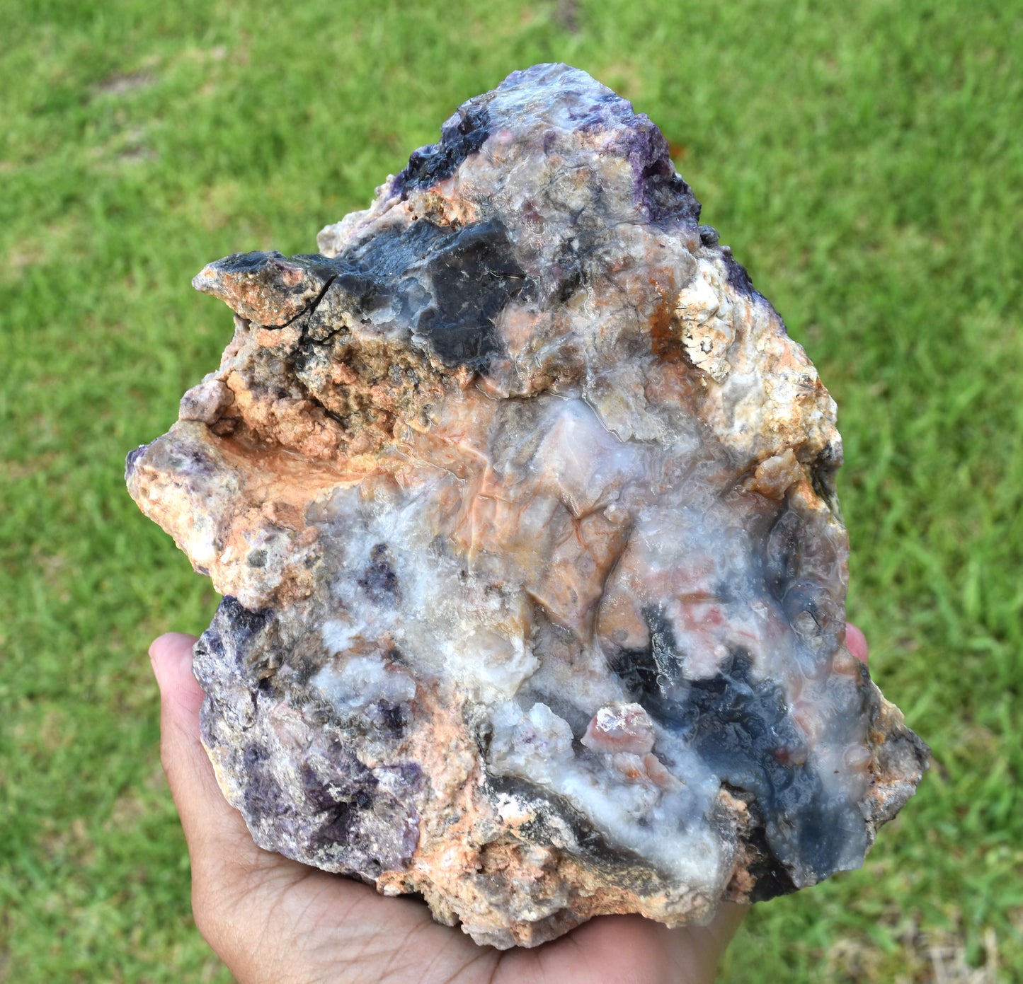 Share 4.48 LB OPALIZED TIFFANY STONE ROUGH, Bertrandite, FLUORITE (HHG)