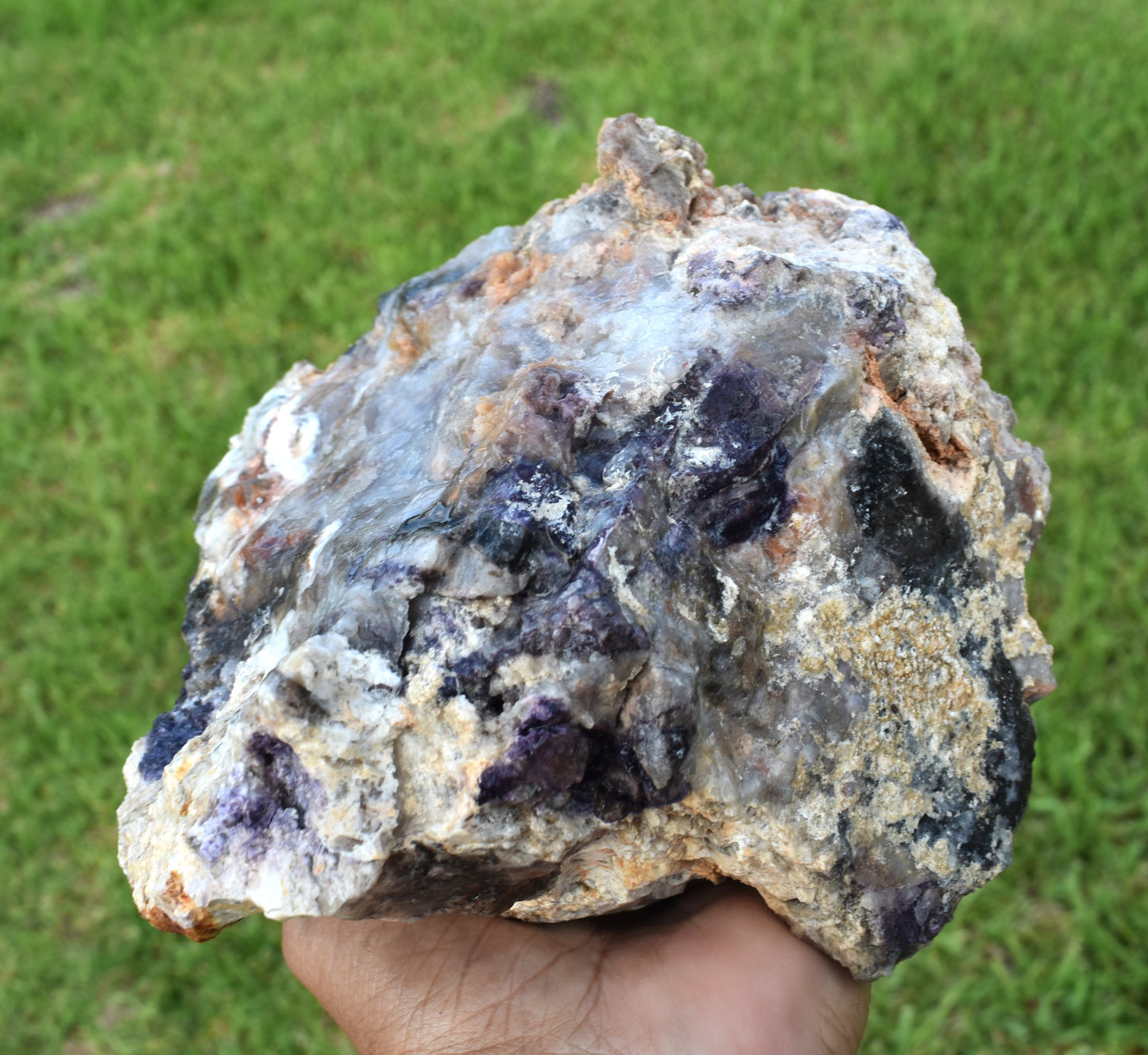 Share 4.48 LB OPALIZED TIFFANY STONE ROUGH, Bertrandite, FLUORITE (HHG)