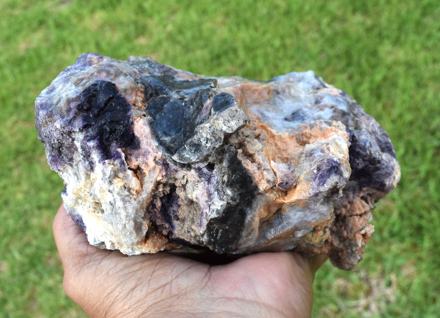 Share 4.48 LB OPALIZED TIFFANY STONE ROUGH, Bertrandite, FLUORITE (HHG)