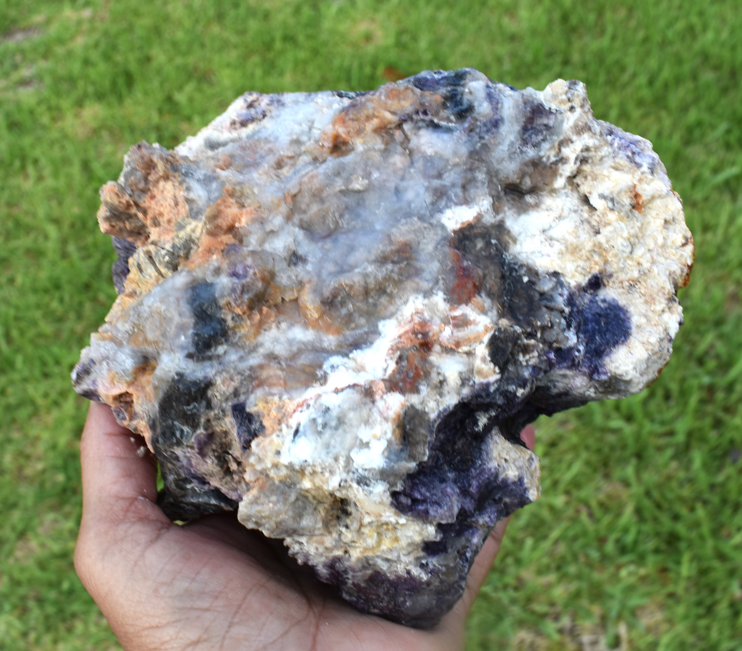 Share 4.48 LB OPALIZED TIFFANY STONE ROUGH, Bertrandite, FLUORITE (HHG)