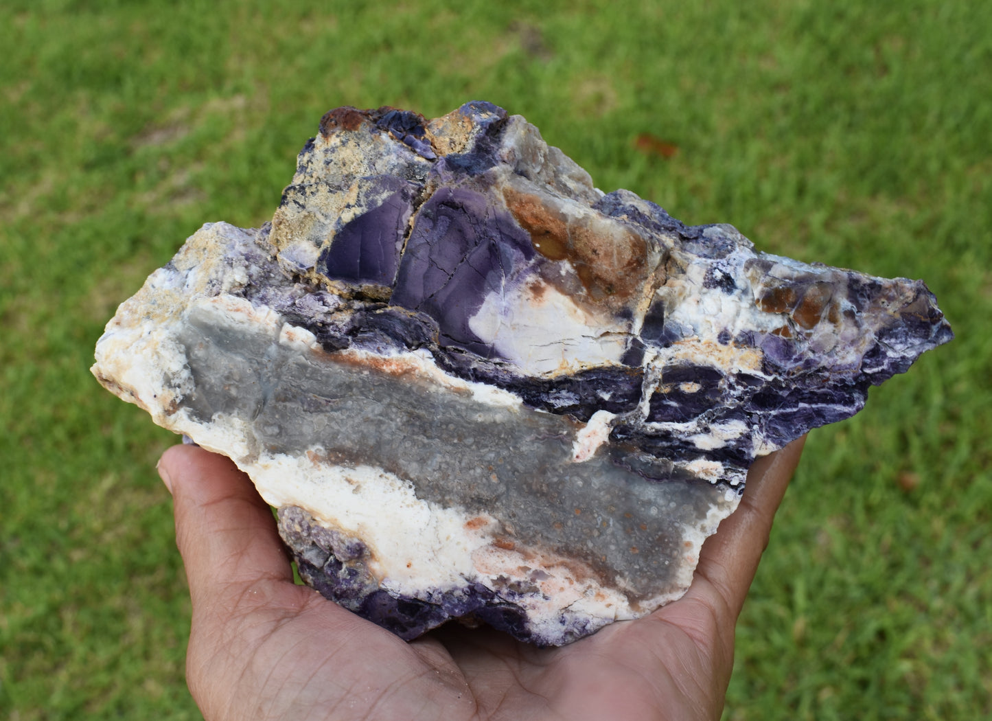 3.36 LB OPALIZED TIFFANY STONE ROUGH, Bertrandite, FLUORITE (FGJ)