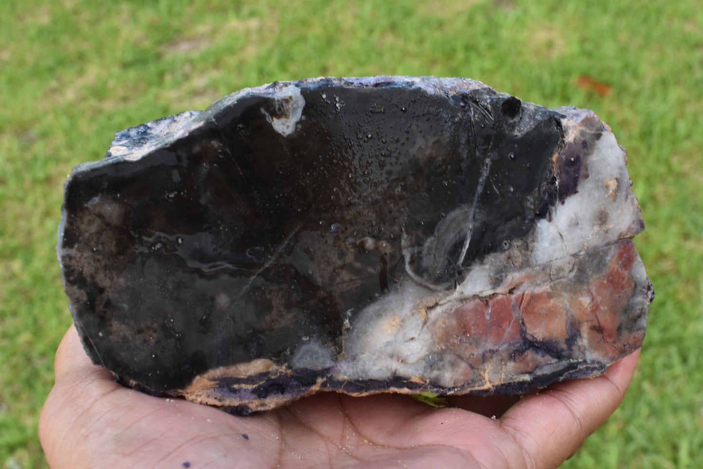 2.08 LB OPALIZED TIFFANY STONE ROUGH, Bertrandite, FLUORITE (PPH)
