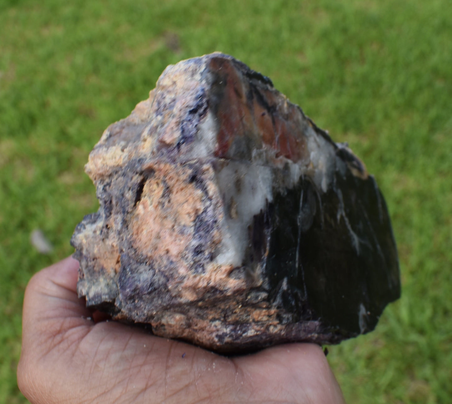 2.08 LB OPALIZED TIFFANY STONE ROUGH, Bertrandite, FLUORITE (PPH)