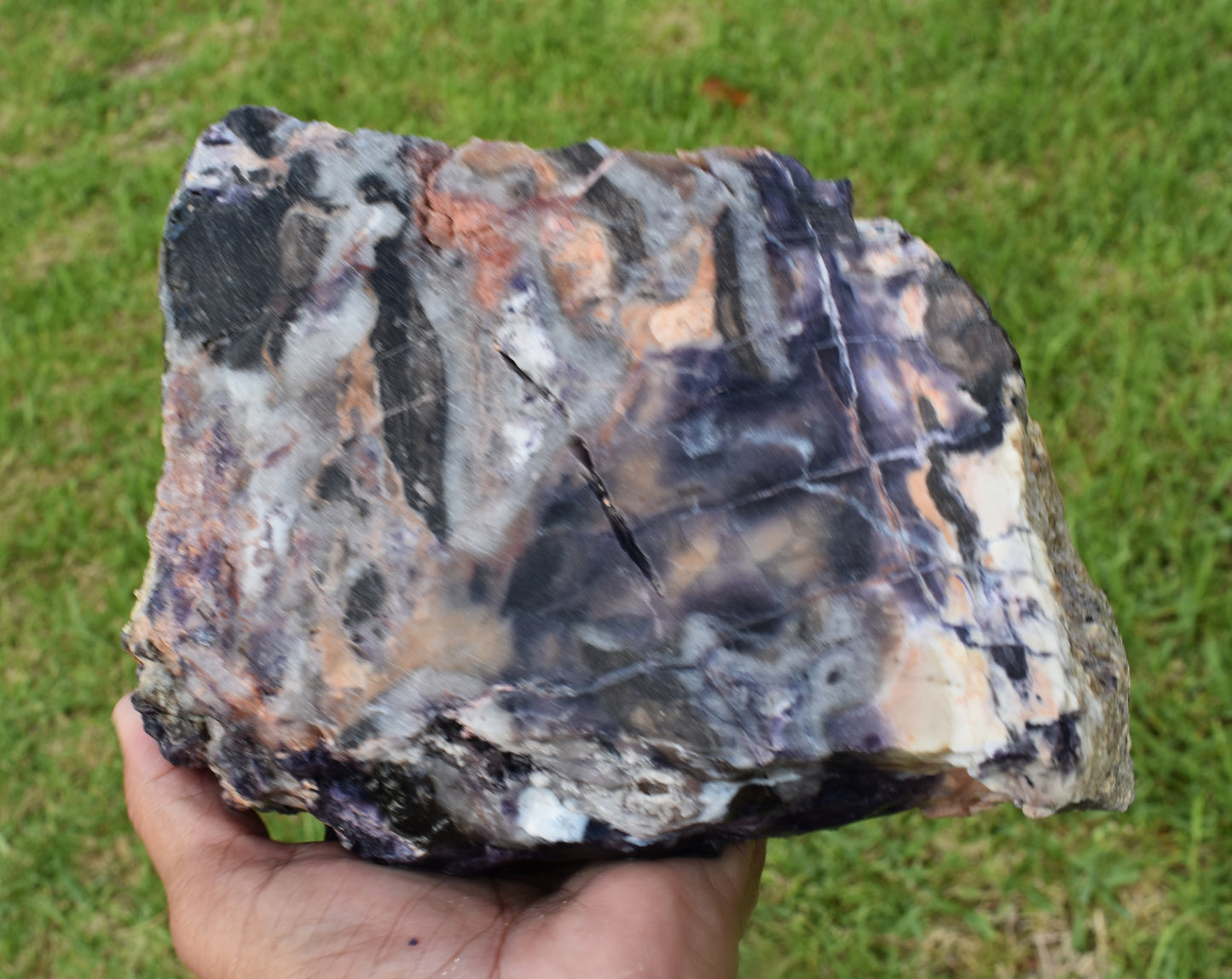 4.40 LB OPALIZED TIFFANY STONE ROUGH, Bertrandite, FLUORITE (QWT)